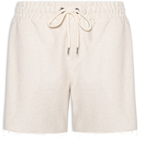 Bermuda Masculina De Moletom Em Linho Eco - Bege