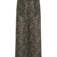 Calça Feminina Pantalona Pala Pregas - Verde
