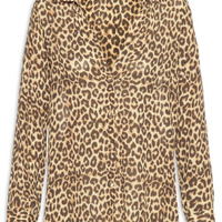 Camisa Feminina Ggt Estampa Onça - Animal Print