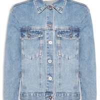 Jaqueta Feminina Jeans Used - Azul