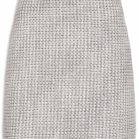Mini Saia Tweed - Preto