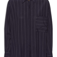 Camisa Feminina Fio Tinto Navy - Azul