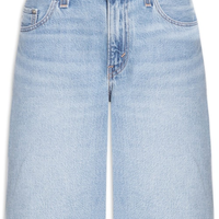 Bermuda Feminina Baggy Dad Jort - Azul