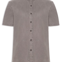 Camisa Masculina Manga Curta Uyuni - Cinza