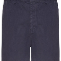 Bermuda Masculina Sarja Flow Cotton Linen Utility Azul