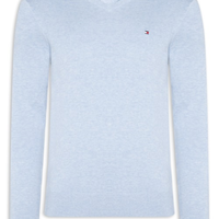 Suéter Masculino Essential Regular Fit V-NK - Azul