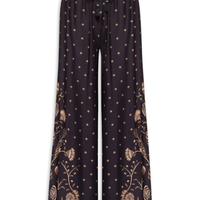 Calça Feminina Pantalona Sonho De Concha - Preto