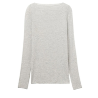 Blusa Manga Comprida Em Cashmere Ultralight - Cinza