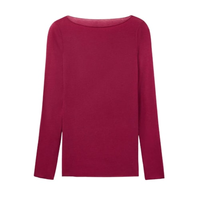 Blusa Manga Comprida Em Cashmere Ultralight - Vermelho