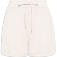 Short Feminino Em Moletom - Bege