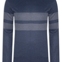 Suéter Masculino Soft Gola Redonda - Cinza
