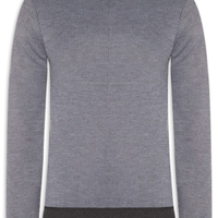 Suéter Masculino Textura Mini Listra - Cinza
