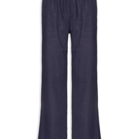 Calça Feminina Pantalona Com Cordão - Azul
