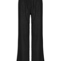 Calça Feminina Pantalona Com Cordão - Preto