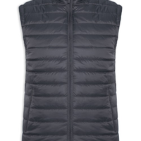 Colete Masculino Puffer Com Saquinho - Cinza