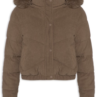 Jaqueta Puffer Feminina - Marrom