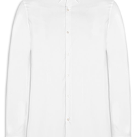 Camisa Masculina Social Regular Fit Algodão E Modal - Branco