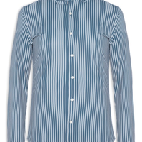 Camisa Masculina Social Slim Fit Tech Dots Respirável - Azul
