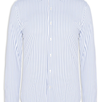 Camisa Masculina Social Slim Fit Tech Dots Respirável - Azul