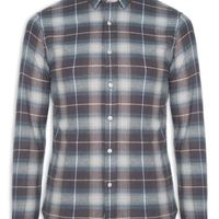 Camisa Masculina Flanela Montreal Xadrez - Azul
