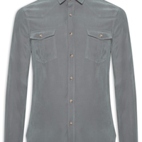 Camisa Masculina Casual Forest - Cinza
