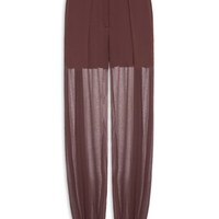 Calça Feminina Prega Boho - Marrom