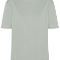 Camiseta Feminina Oversized Manga Curta - Cinza