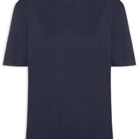 Camiseta Feminina Oversized Manga Curta - Azul