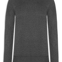 Suéter Masculino Tricot Gola Redonda Básico - Preto