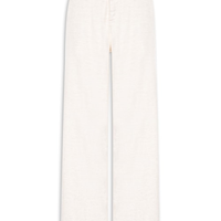Calça Feminina Pantalona Linho - Off White