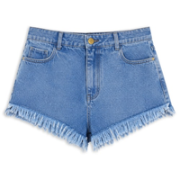 Shorts Feminino Jeans Leda - Azul