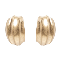 Brinco Feminino Fosco - Dourado