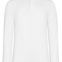 Polo Masculina Térmica Manga Longa - Branco