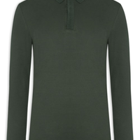 Polo Masculina Térmica Manga Longa - Verde