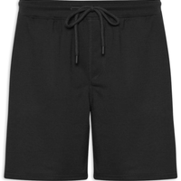 Bermuda Masculina Moletinho com Elástico Preto