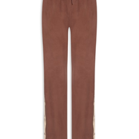 Calça Feminina Reta Peluciada - Marrom