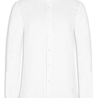 Camisa Masculina Básica Puro Linho - Branco
