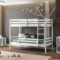 Beliche Teen Play com Grade de Proteção Madeira Maciça Casatema Branco