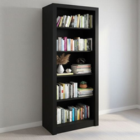 Estante Multiuso Escritório 171,5x60cm com 5 Prateleiras ME4104 Preto