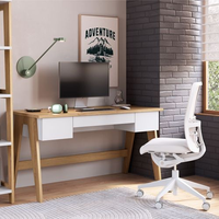 Escrivaninha Mesa Escritório 26106 Trend 3 Gavetas 150cm Hanover E Off White Hanover/Off White