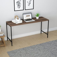 Escrivaninha Mesa Escritório Active 150cm Industrial Yescasa Nogal Nogal