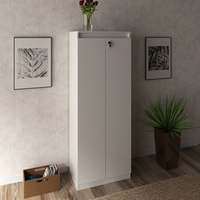 Armário para Escritório com 2 Portas com Chave ME4151 Tecno Mobili Branco