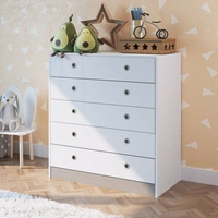 Cômoda 5 Gavetas Infantil/Juvenil Amore Meu Fofinho Branco