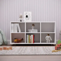 Nicho Organizador Infantil 6 Compartimentos 102cm Branco