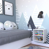 Nicho com Prateleira para Quarto Infantil Branco