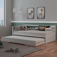 Bicama Infantil em Madeira Maciça/MDF American Branco