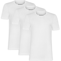 Kit Camisetas Masculinas 3 peças Rn 3P Classic - Branco - Branco
