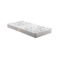 Colchão Solteiro Espuma D26 Bordado 88x188x14cm Cinza
