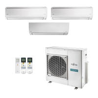 Ar-Condicionado Multi Split Inverter Fujitsu 35.000 (1x Evap HW 9.000 + 2x Evap HW 18.000) Quente/Frio 220V