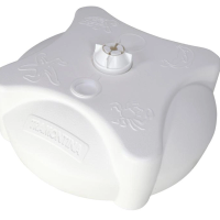Base Para Guarda-sol Tramontina Branca Em Polipropileno Basic